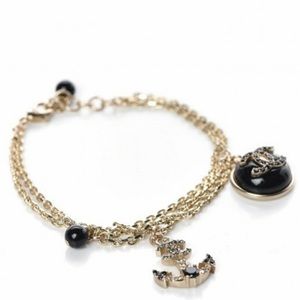 Gorgeous CHANEL BEAD CHARMS BRACELET